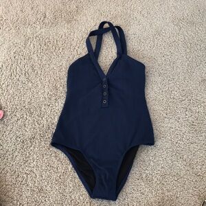 NWOT! Venus Size 2 navy one piece swimsuit